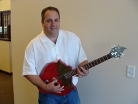 Strawberry guitar
