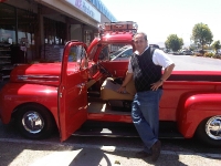 Doug with and Old Bench Seat